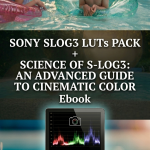 Cinematic Sony S-Log3 LUTs + Advanced S-Log3 Color Grading Ebook