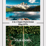 Cinematic Drone LUTs | D-Log Color Grading Presets (Digital Download)